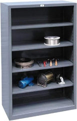 Strong Hold - 4 Shelf, 1,900 Lb. Capacity, Closed Shelving System - 36 Inch Wide x 24 Inch Deep x 72 Inch High, Dark Gray - Eagle Tool & Supply