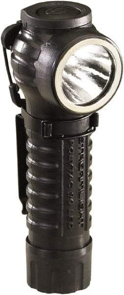 Streamlight - White LED Bulb, 170 Lumens, Right Angle Flashlight - Black Plastic Body, 2 CR123A Lithium Batteries Included - Eagle Tool & Supply