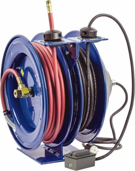 CoxReels - 50' Spring Retractable Hose Reel - 300 psi, Hose Included - Eagle Tool & Supply