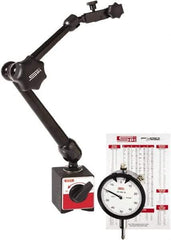 SPI - 0.001" Graduation, Dial Indicator & Base Kit - 2.36" Base Length x 2" Base Width x 2.17" Base Height - Eagle Tool & Supply