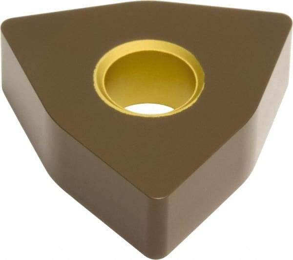 Sumitomo - WNMA432 Grade AC415K Carbide Turning Insert - Proprietary Finish, 80° Trigon, 1/2" Inscr Circle, 3/16" Thick, 1/32" Corner Radius - Eagle Tool & Supply