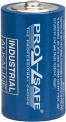 PRO-SAFE - Pack of 72 Size D, Alkaline, Standard Batteries - Eagle Tool & Supply