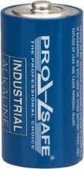 PRO-SAFE - Size C, Alkaline, Standard Battery - 1.5 Volts, Flat Terminal, LR14 - Eagle Tool & Supply