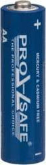PRO-SAFE - Size AA, Alkaline, Standard Battery - 1.5 Volts, Flat Terminal, LR6 - Eagle Tool & Supply