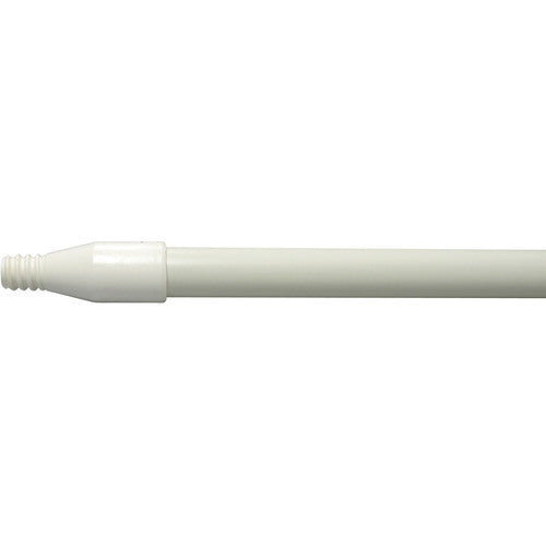 60″ Fiberglass Handle, Threaded, 1″ Diameter, White, Food Service - Eagle Tool & Supply