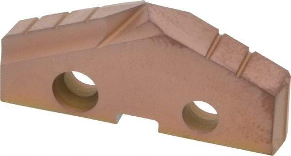 Allied Machine and Engineering - 1-11/16" Diam x 1/4" Thick, Seat Code 3, 132° Included Angle Spade Drill Insert - AM200 Coated, Cobalt, Grade Super Cobalt, Series GEN2 T-A - Eagle Tool & Supply