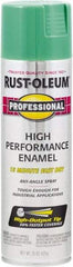 Rust-Oleum - Safety Green, Gloss, Rust Proof Enamel Spray Paint - 14 Sq Ft per Can, 15 oz Container, Use on Multipurpose - Eagle Tool & Supply