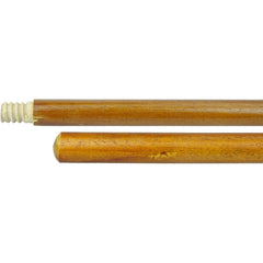 48″ Hardwood Handle, Threaded Wood Tip, 15/16″ Diameter - Eagle Tool & Supply