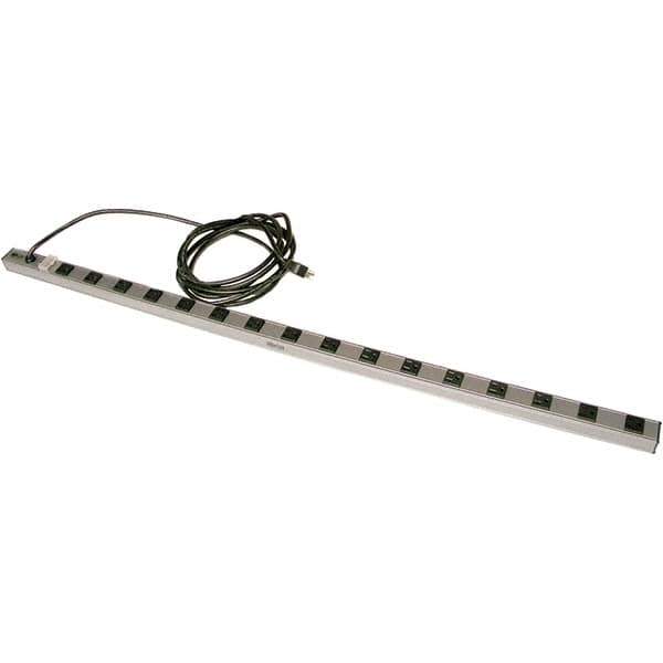 Hallowell - Workbench & Workstation Power Bar - 3" Deep, Use with Fort Knox Modular Utility Storage & Workbench System - Eagle Tool & Supply