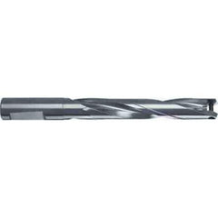 Guhring - 26.5mm Max Diam, 5xD, 31.75mm Shank Diam, 244mm OAL, Replaceable Tip Drill - HT 800 WP Insert, 26.005 HT800 Toolholder, Series 4108 - Eagle Tool & Supply