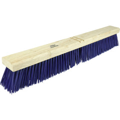24″ Contractor Garage Broom, Stiff Blue Polypropylene Fill, Includes Brace - Eagle Tool & Supply