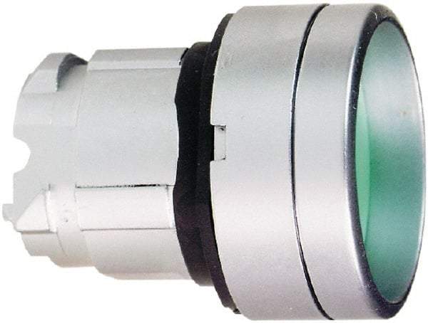 Schneider Electric - 22mm Mount Hole, Recessed, Pushbutton Switch Only - Round, Green Pushbutton, Nonilluminated, Momentary (MO) - Eagle Tool & Supply