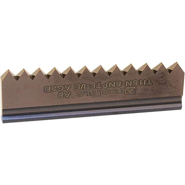 Tool-Flo - 24 TPI, Internal Thread, UNJ Standard, TI ZS3 Grade Thread Mill Insert - Carbide, AlTiN Coating - Eagle Tool & Supply