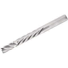 Iscar - 8mm Cutting Diam x 16mm Length of Cut, 6 Flute, Compression Spiral Router Bit - Uncoated, Right Hand Cut, Solid Carbide, 63mm OAL x 8mm Shank Diam, Square End - Eagle Tool & Supply