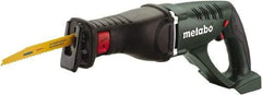 Metabo - 120V, 0 to 2,700 SPM, Cordless Reciprocating Saw - 1-1/16" Stroke Length, 1-1/16" Saw Length, Lithium-Ion Batteries Not Included - Eagle Tool & Supply