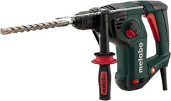 Metabo - 120 Volt 1-1/4" SDS Plus Chuck Electric Hammer Drill - 0 to 4,470 BPM, 0 to 1,150 RPM, Reversible - Eagle Tool & Supply