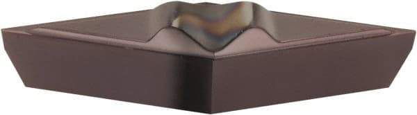 Hertel - VPGR331, HC215 Grade Carbide Profiling Insert - TiAlN Finish, 8° Relief Angle, Diamond, 3/16" Thick, 0.015" Corner Radius, 3/8" Inscribed Circle - Eagle Tool & Supply