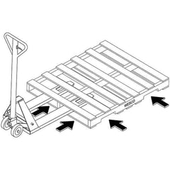 Wesco Industrial Products - Pallet Trucks/Jacks Type: Pallet Truck Load Capacity (Lb.): 4,000 - Eagle Tool & Supply
