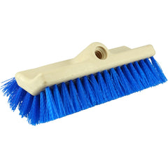 10″ Bi-Level Scrub Brush, Stiff Crimped Polypropylene Fill - Eagle Tool & Supply