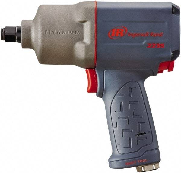 Ingersoll-Rand - 1/2" Drive, 8,500 RPM, 930 Ft/Lb Torque Impact Wrench - Pistol Grip Handle, 1,220 IPM, 24 CFM, 90 psi, 1/4" NPT Inlet - Eagle Tool & Supply