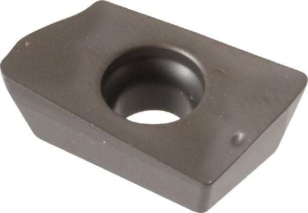 Seco - XOEX120408 M07 Grade MM4500 Carbide Milling Insert - TiCN/Al2O3 Finish, 0.199" Thick, 0.031" Corner Radius - Eagle Tool & Supply