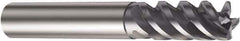 Sandvik Coromant - 8mm, 19mm LOC, 8mm Shank Diam, 63mm OAL, 4 Flute, Solid Carbide Square End Mill - Single End, TiAlN Finish, Spiral Flute, 50° Helix, Centercutting, Right Hand Cut, Right Hand Flute, Series CoroMill Plura - Eagle Tool & Supply