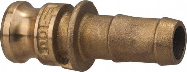 Value Collection - 1" Brass Cam & Groove Suction & Discharge Hose Male Adapter Hose Shank - Part E, 1,000 Max psi - Eagle Tool & Supply
