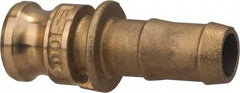 Value Collection - 1" Brass Cam & Groove Suction & Discharge Hose Male Adapter Hose Shank - Part E, 1,000 Max psi - Eagle Tool & Supply