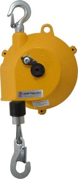 PRO-SOURCE - 20 Lb Load Capacity, 4-1/4' Travel Distance, Tool Balancer - Steel Cable, Aluminum Housing, Tension Adjustment - Eagle Tool & Supply