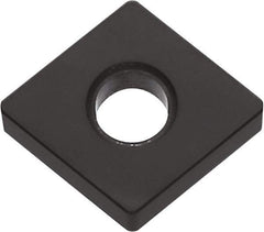 Kyocera - CNGA432 Grade KA30 Ceramic Turning Insert - Al2O3 Finish, 80° Diamond, 1/2" Inscr Circle, 3/16" Thick, 1/32" Corner Radius - Eagle Tool & Supply