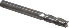 OSG - 5/8", 2" LOC, 5/8" Shank Diam, 6" OAL, 4 Flute, Solid Carbide Square End Mill - Single End, Uncoated, Spiral Flute, 30° Helix, Centercutting, Right Hand Cut, Right Hand Flute, Series 484 - Eagle Tool & Supply