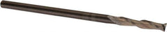 OSG - 3/16", 1" LOC, 3/16" Shank Diam, 4" OAL, 2 Flute, Solid Carbide Square End Mill - Single End, Uncoated, Spiral Flute, 30° Helix, Centercutting, Right Hand Cut, Right Hand Flute, Series 482 - Eagle Tool & Supply