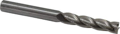 OSG - 10mm, 45mm LOC, 10mm Shank Diam, 100mm OAL, 4 Flute, Solid Carbide Square End Mill - Single End, Uncoated, Spiral Flute, 30° Helix, Centercutting, Right Hand Cut, Right Hand Flute, Series 484 - Eagle Tool & Supply