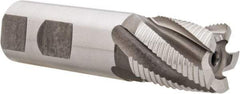 Hertel - 1" Diam, Fine Pitch, 1-1/8" LOC, 5 Flute Cobalt Roughing Square End Mill - Uncoated, 3-5/8" OAL, 1" Shank Diam, Single End, 30° Helix - Eagle Tool & Supply
