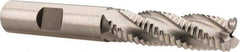 Hertel - 1/2" Diam, Coarse Pitch, 1-5/8" LOC, 4 Flute Cobalt Roughing Square End Mill - Uncoated, 3-5/8" OAL, 1/2" Shank Diam, Single End, 30° Helix - Eagle Tool & Supply