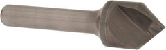 Keo - 3/4" Head Diam, 3/8" Shank Diam, 1 Flute 82° Solid Carbide Countersink - Bright Finish, 2-3/4" OAL, Single End - Eagle Tool & Supply