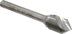 Keo - 1/2" Head Diam, 1/4" Shank Diam, 1 Flute 82° Solid Carbide Countersink - Eagle Tool & Supply