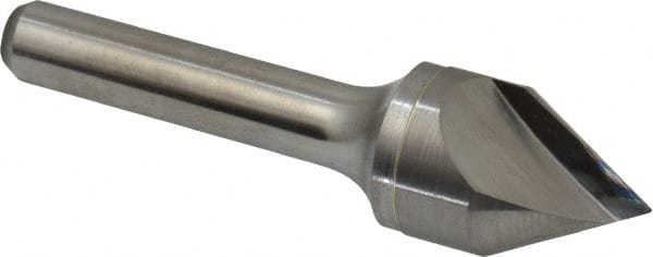 Keo - 3/4" Head Diam, 3/8" Shank Diam, 1 Flute 60° Solid Carbide Countersink - Eagle Tool & Supply