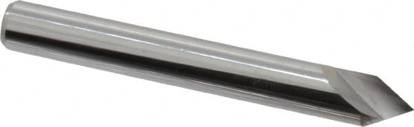 Keo - 1/4" Head Diam, 1/4" Shank Diam, 1 Flute 60° Solid Carbide Countersink - Eagle Tool & Supply