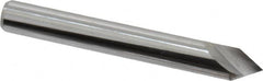 Keo - 1/4" Head Diam, 1/4" Shank Diam, 1 Flute 60° Solid Carbide Countersink - Eagle Tool & Supply