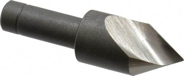 Keo - 5/8" Head Diam, 3/8" Shank Diam, 1 Flute 60° Cobalt Countersink - Bright Finish, 2-1/4" OAL, Single End - Eagle Tool & Supply