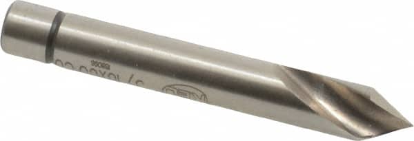 Keo - 3/16" Head Diam, 3/16" Shank Diam, 1 Flute 60° Cobalt Countersink - Eagle Tool & Supply
