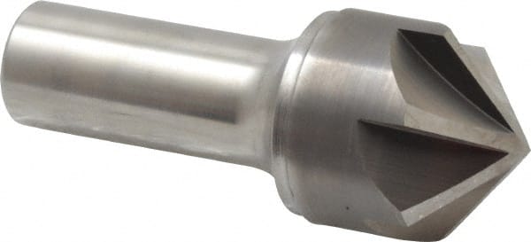 Keo - 1-1/4" Head Diam, 3/4" Shank Diam, 6 Flute 100° Solid Carbide Countersink - Eagle Tool & Supply