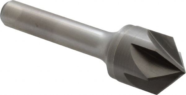Keo - 3/4" Head Diam, 3/8" Shank Diam, 6 Flute 100° Solid Carbide Countersink - Eagle Tool & Supply