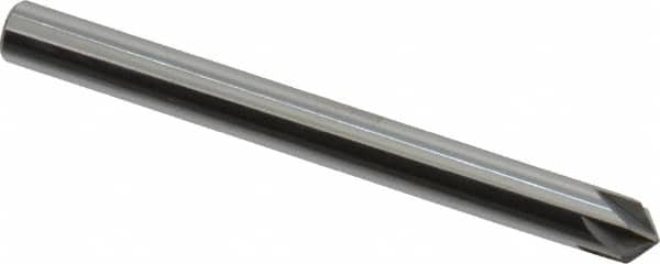Keo - 3/16" Head Diam, 3/16" Shank Diam, 6 Flute 100° Solid Carbide Countersink - Eagle Tool & Supply