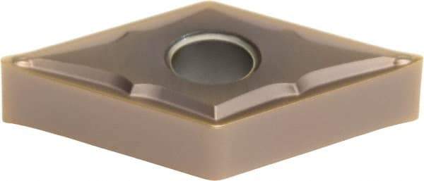 Sumitomo - DNMG432 ESU Grade AC510U Carbide Turning Insert - TiAlN/AlCrN Finish, 55° Diamond, 1/2" Inscr Circle, 3/16" Thick, 1/32" Corner Radius - Eagle Tool & Supply