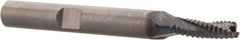 Kennametal - 4mm Diam, Fine Pitch, 11mm LOC, 3 Flute Solid Carbide Corner Chamfer Roughing End Mill - AlTiN Finish, 55mm OAL, 6mm Shank Diam, Centercutting, 20° Helix - Eagle Tool & Supply