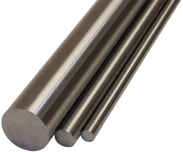 Made in USA - 3" Diam x 3' Long, 4140P Steel Round Rod - Ground and Polished, Pre-Hardened, Alloy Steel - Eagle Tool & Supply