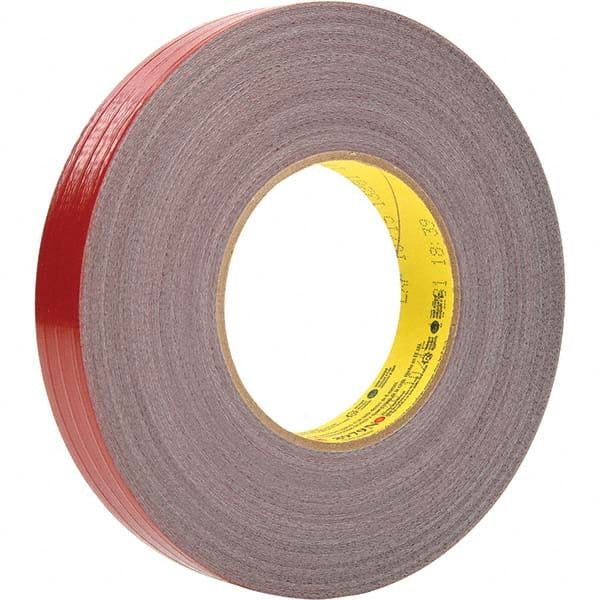 3M - 54.8m x 24mm x 12.1 mil Red Polyethylene Cloth Duct Tape - Eagle Tool & Supply