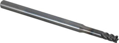 OSG - 5mm, 4 Flute, Single End, Solid Carbide, 0.2mm Corner Radius End Mill - 90mm OAL, 45° Helix, Right Hand Flute, 8mm LOC, Right Hand Cut, 25mm Extended Reach - Eagle Tool & Supply